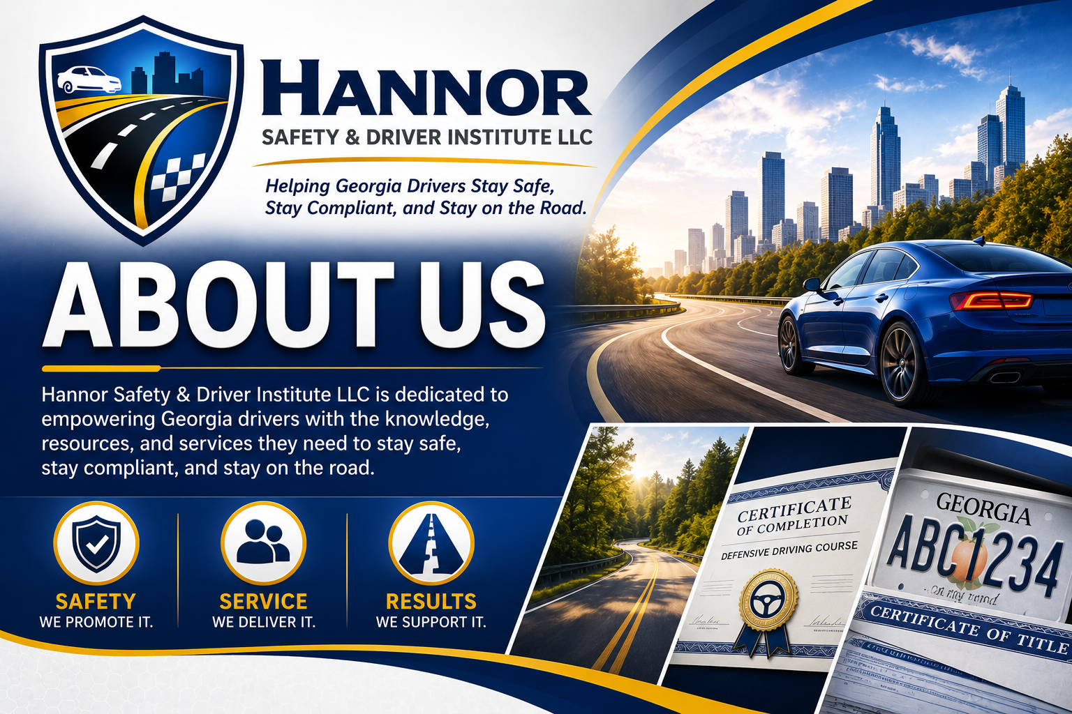 Hannor Safety & Driver Institute LLC — Helping Georgia Drivers Stay Safe, Stay Compliant, and Stay on the Road